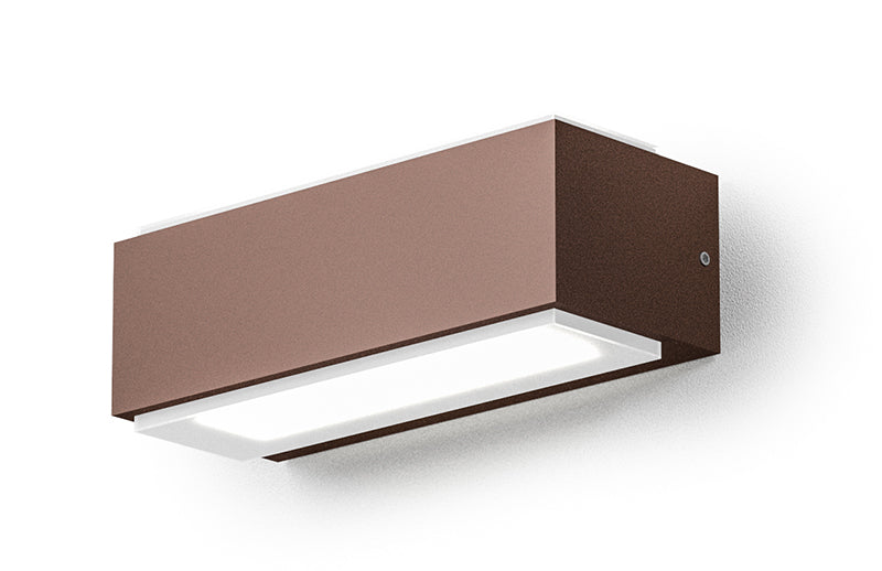 GEALUCE Applique in alluminio bianco-antracite-marrone IP54 LED GEALUCE Applique in alluminio bianco-antracite-marrone IP54 LED